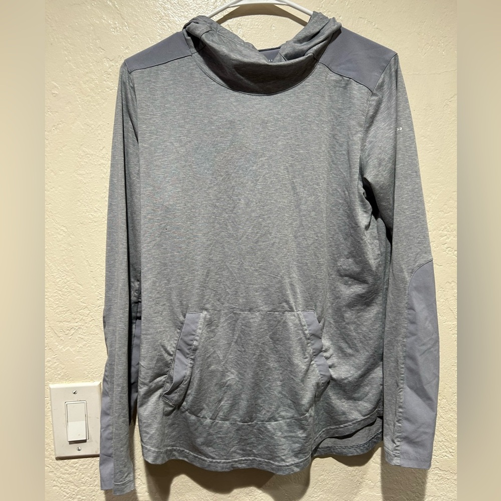 COLUMBIA Omni-wick long sleeve hoodie‎ pullover gray medium